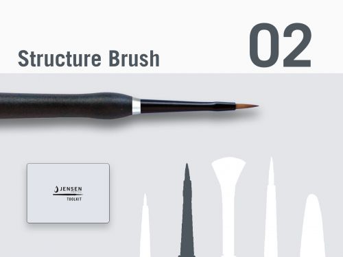 Structure  Brush with exchangeable tip