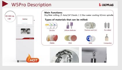 W5 PRO DEPRAG - 5 осна машина за фрезоване