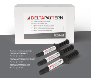 Deltapatern light red set 3 x 3 